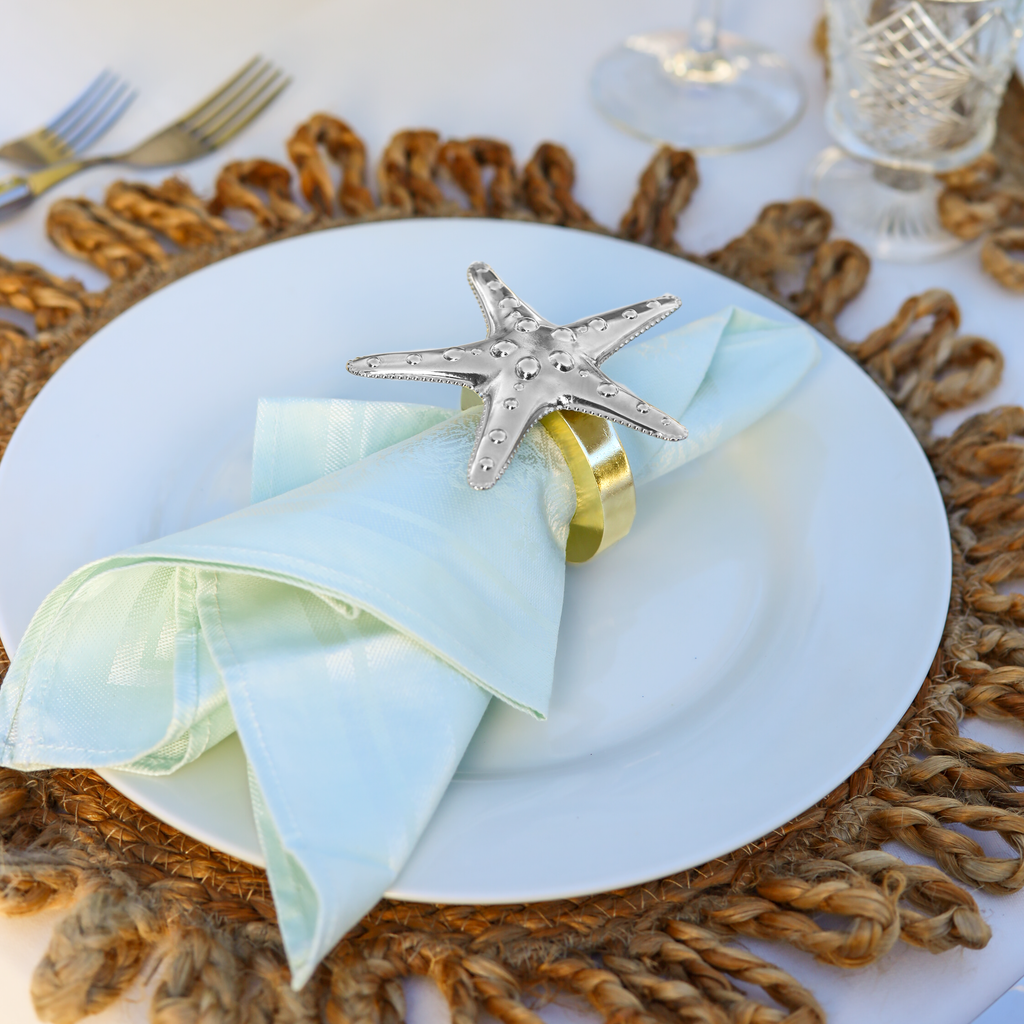 The Doris Starfish Interchangeable Napkin Ring Topper