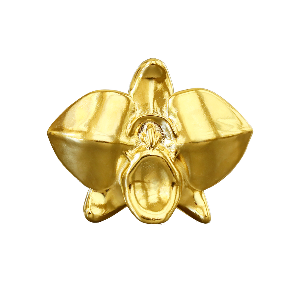 The Jacqueline Orchid Interchangeable Napkin Ring Topper